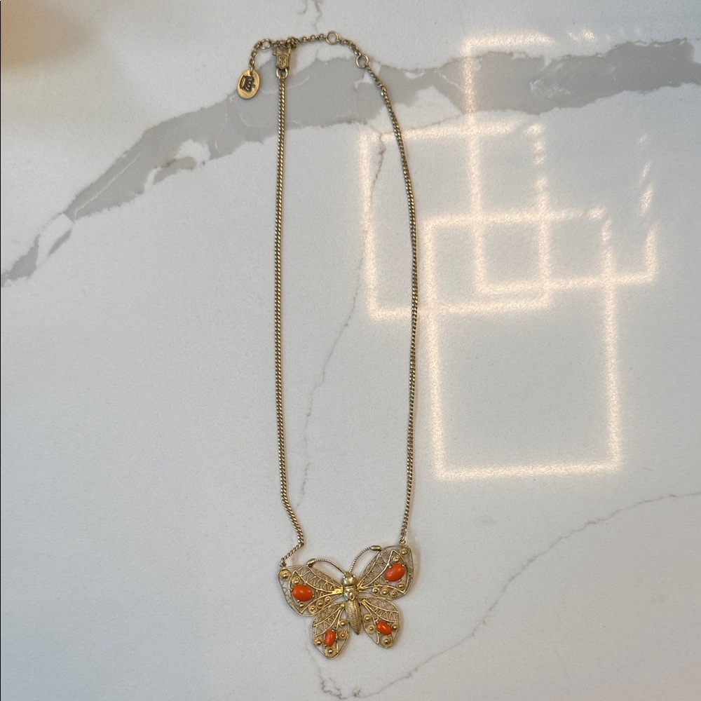 Juicy Couture Butterfly Pendant Necklace